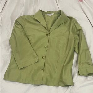 Connie Roberson Green Women's Blouse